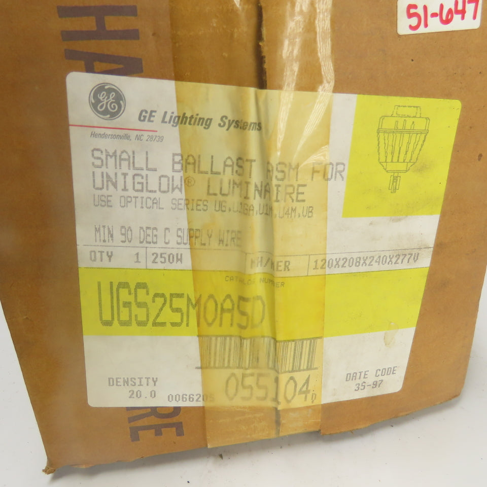 GE General Electric UGS25M0A5D Small Ballast ASM For Uniglow Luminaire 250W NEW