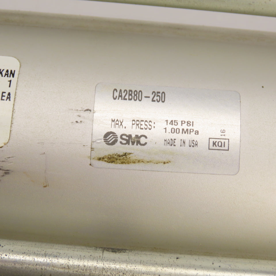 SMC CA2B80-250 Double Acting Air Cylinder 80mm Bore 250mm Stroke 25mm Rod