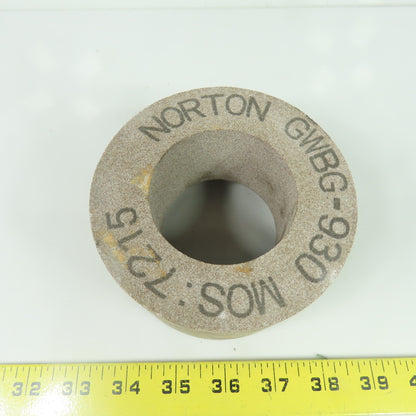 Norton GWBG-930 4.5" OD Grinding Roll Wheel MOS:7215 2.5" Bore