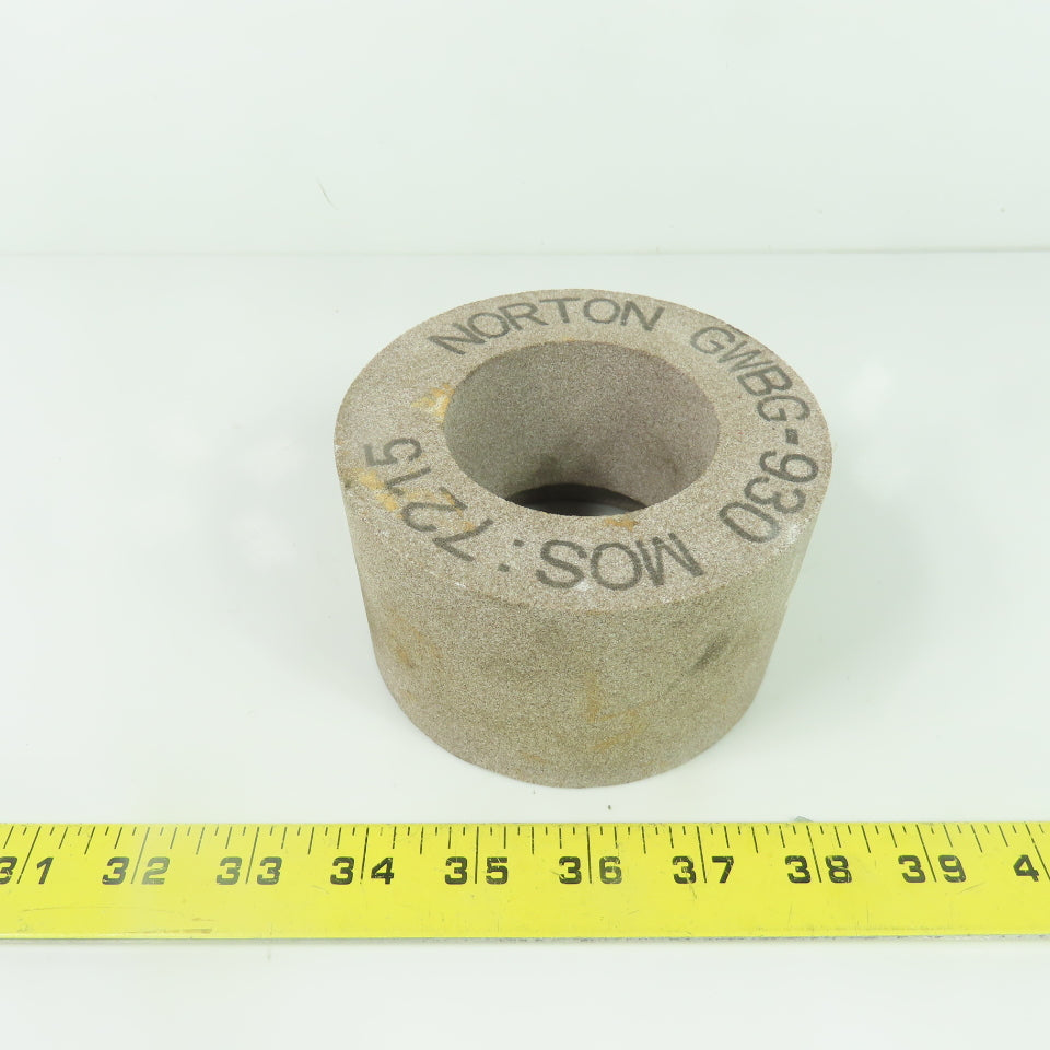 Norton GWBG-930 4.5" OD Grinding Roll Wheel MOS:7215 2.5" Bore