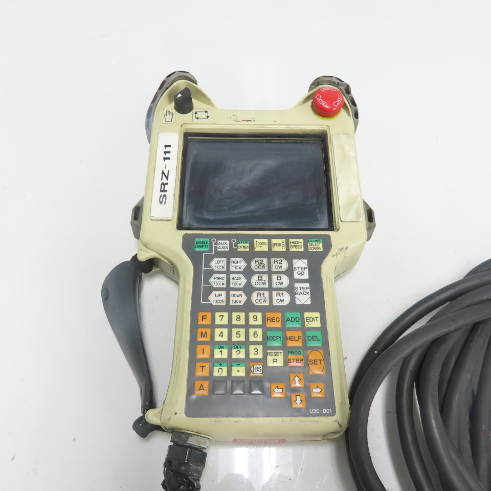 Nachi U30-B01 Robot Teach Pendant Controller W/ 10m Cable