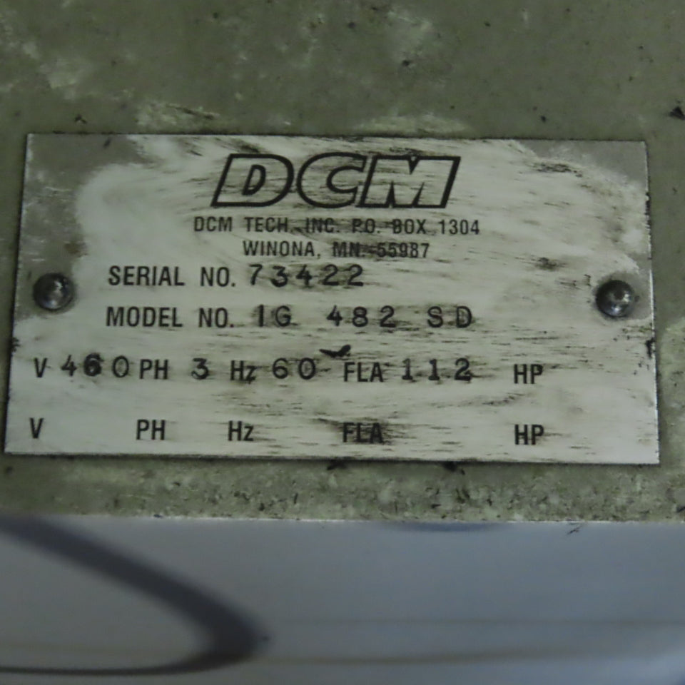 DCM IG 482 SD 48" x 12" Rotary Surface Grinder W/Auto Dresser & Robot Ready 460V