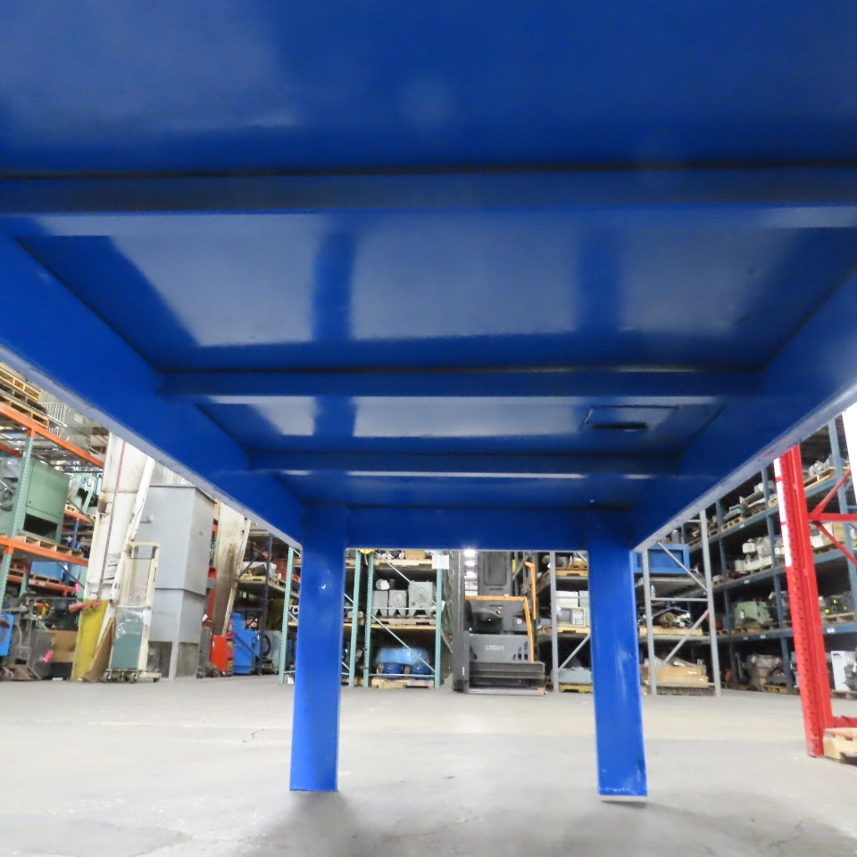 96" x 51" x 37.5" Tall 3/16" Top Steel Work Bench Welding Fabrication Table