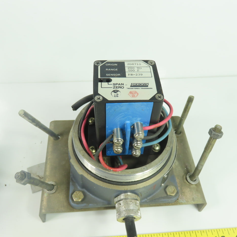 Foxboro E94-014S Temperature Transmitter 30VDC 4-20mA PR-239 200-400°F Range