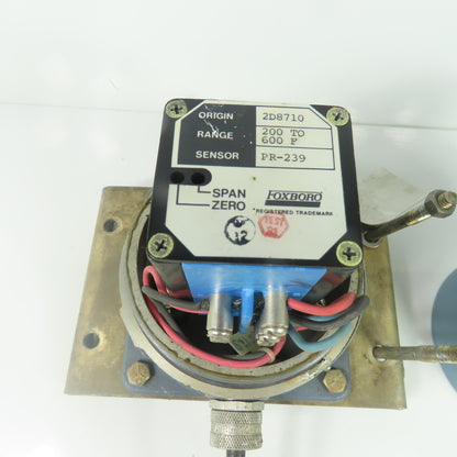 Foxboro E94-015S Temperature Transmitter 30VDC 4-20mA PR-239 200-600°F Range