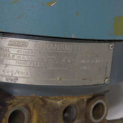 Foxboro E13DM Electronic Pressure Transmitter 13-50VDC 4-20mA 2000PSI