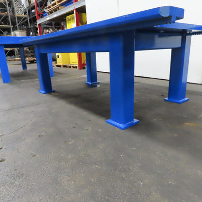 84" x 54" x 31" H 1-3/4" Top Steel Bench Welding Fabrication Jig Fixture Table