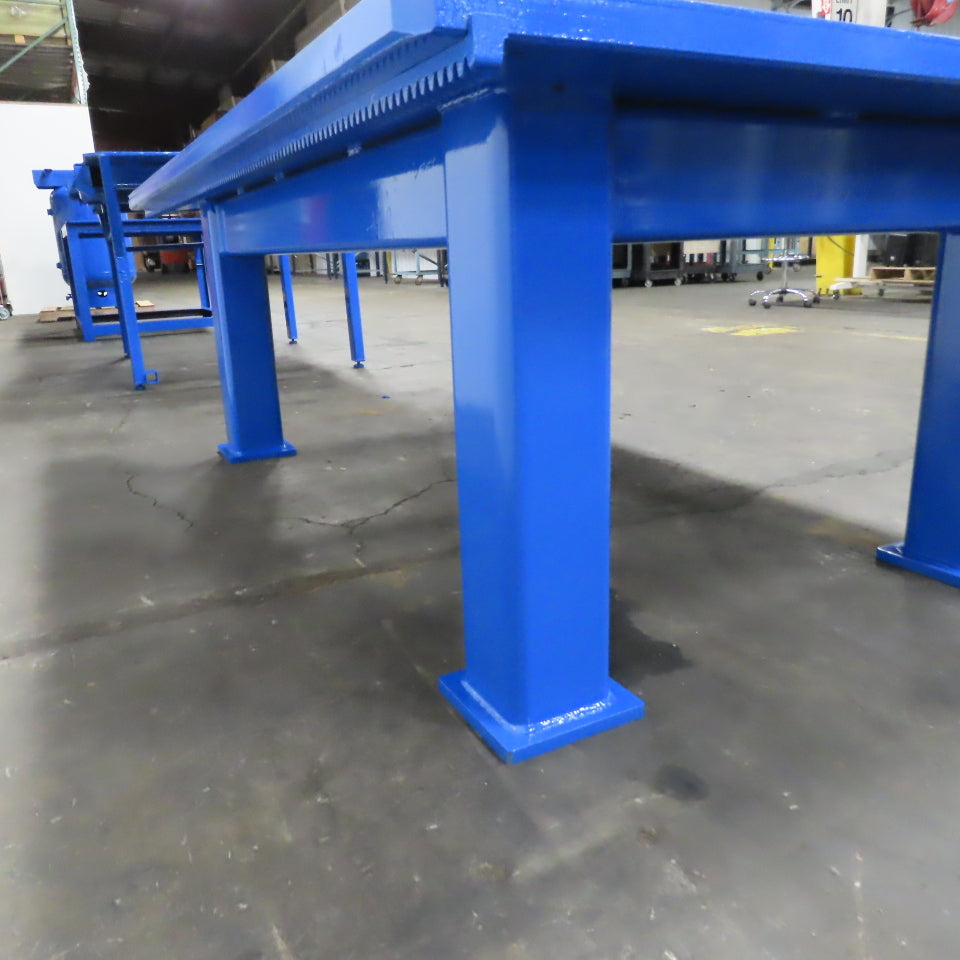 84" x 54" x 31" H 1-3/4" Top Steel Bench Welding Fabrication Jig Fixture Table