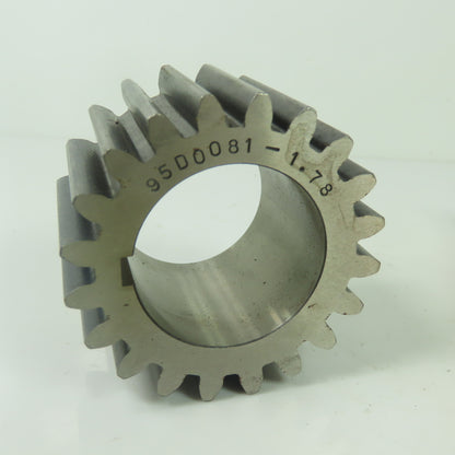 95D0081-1.78 Gear Indexer 1-5/8" Bore 20-Tooth 2-3/4" OD 1-25/32" Wide