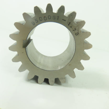 95D0081-1.78 Gear Indexer 1-5/8" Bore 20-Tooth 2-3/4" OD 1-25/32" Wide