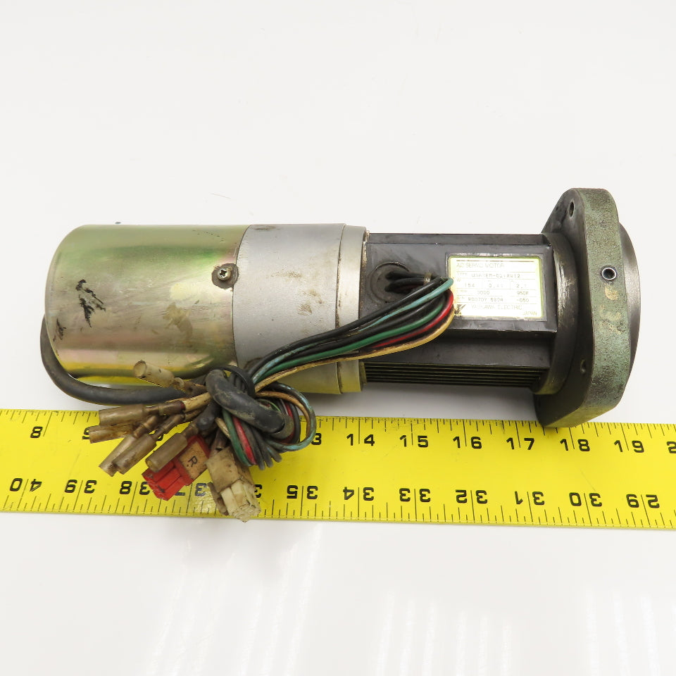 Yaskawa USASEM-02YRW12 154W 0.49Nm 3000RPM AC Servo Motor