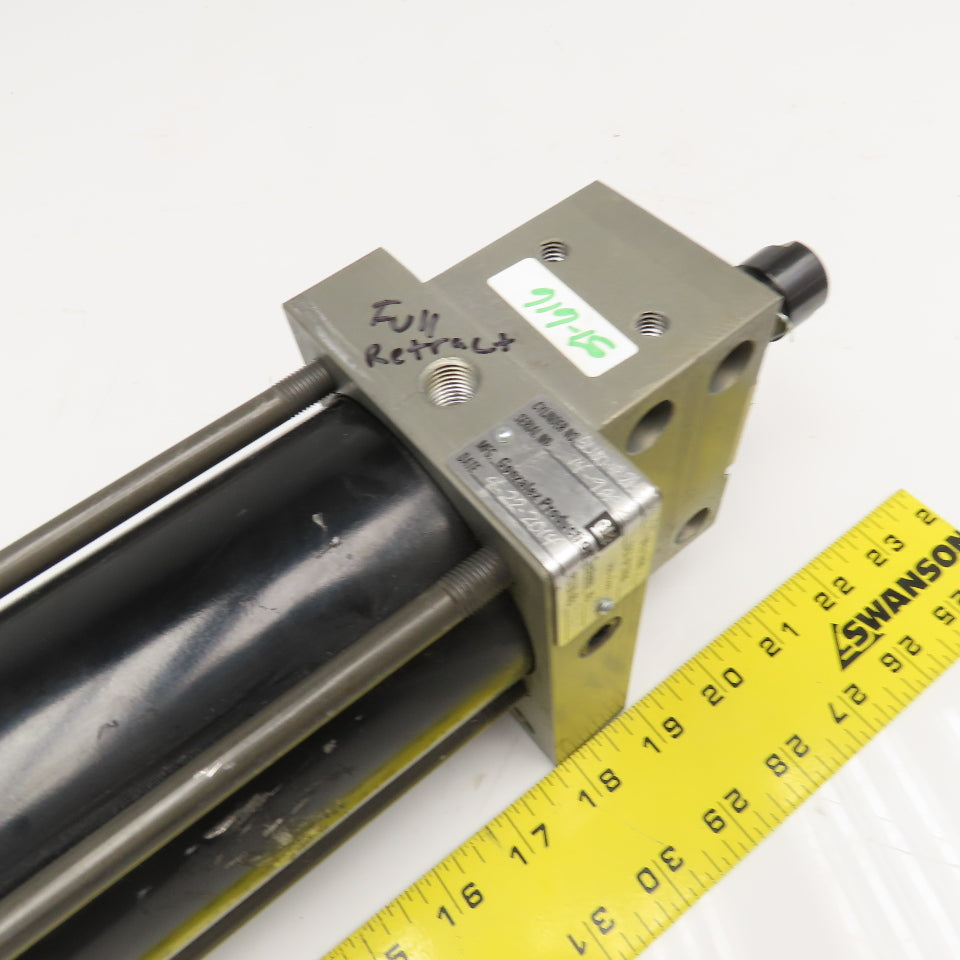 Gonzalez GC180-4P-2036 6" Full Stroke 2 Stage Retract 4" 2" Air Cylinder