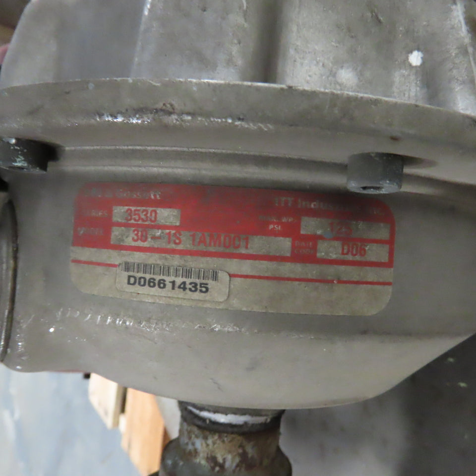 Bell & Gossett 30-1S 1AM001 50 Gallon 1/2HP Boiler Feed Pump Tank Unit 115/230V