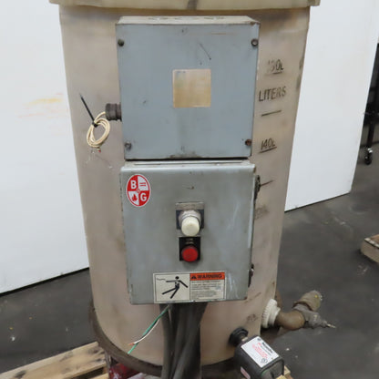 Bell & Gossett 30-1S 1AM001 50 Gallon 1/2HP Boiler Feed Pump Tank Unit 115/230V