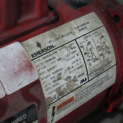 Bell & Gossett 30-1S 1AM001 50 Gallon 1/2HP Boiler Feed Pump Tank Unit 115/230V