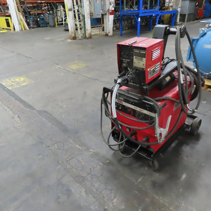 Lincoln CV-300 400A MIG Welder 230/460V 3PH W/ LN-7 Feeder &Wheel Package Tested