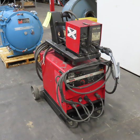 Lincoln CV-300 400A MIG Welder 230/460V 3PH W/ LN-7 Feeder &Wheel Package Tested
