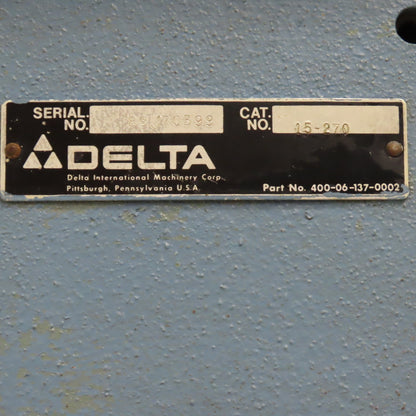 Delta 15-270 15" 1HP Floor Model Drill Press 230/460V 3PH W/ Reverse