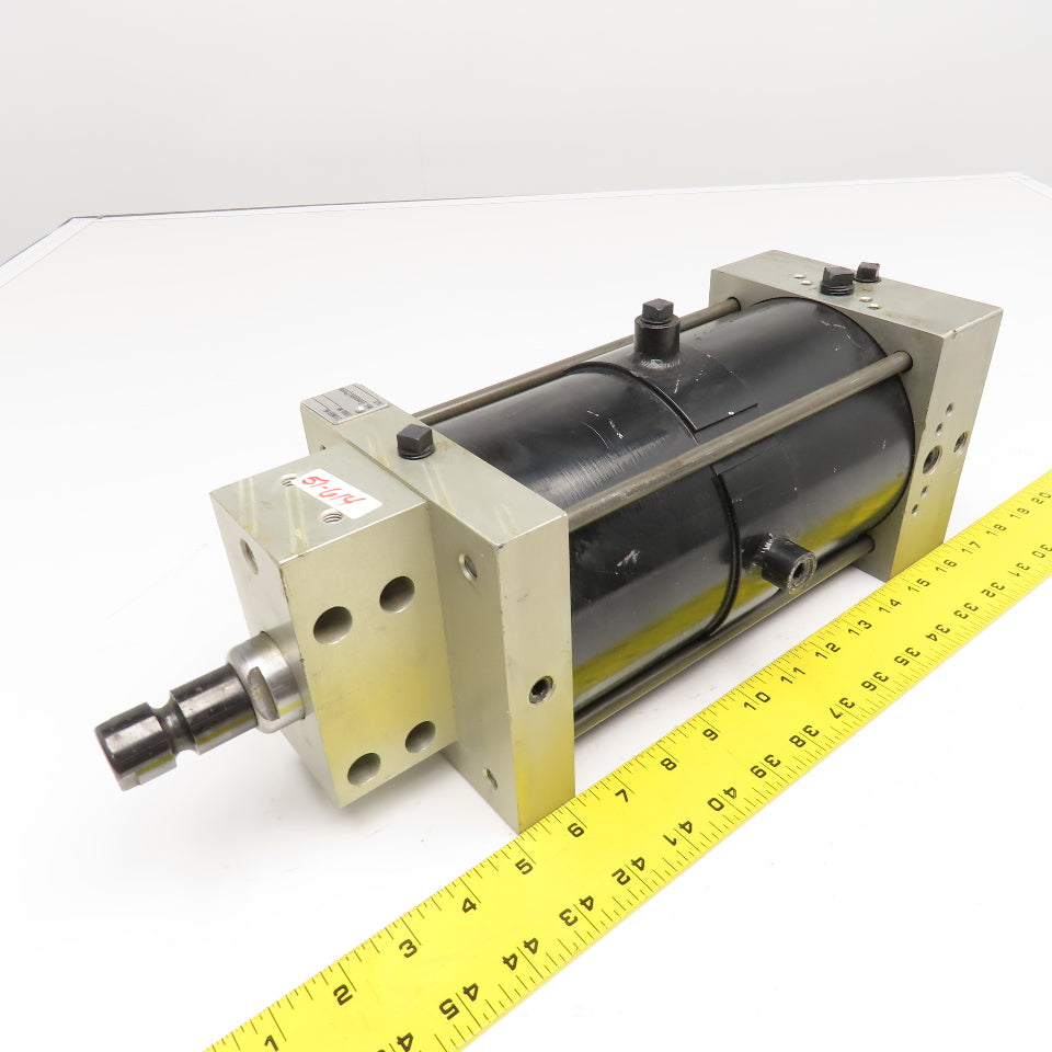 Gonzalez GC180-4P2114-XM1 4" Bore 2" Stroke 2 Stage Double Acting Air Cylinder