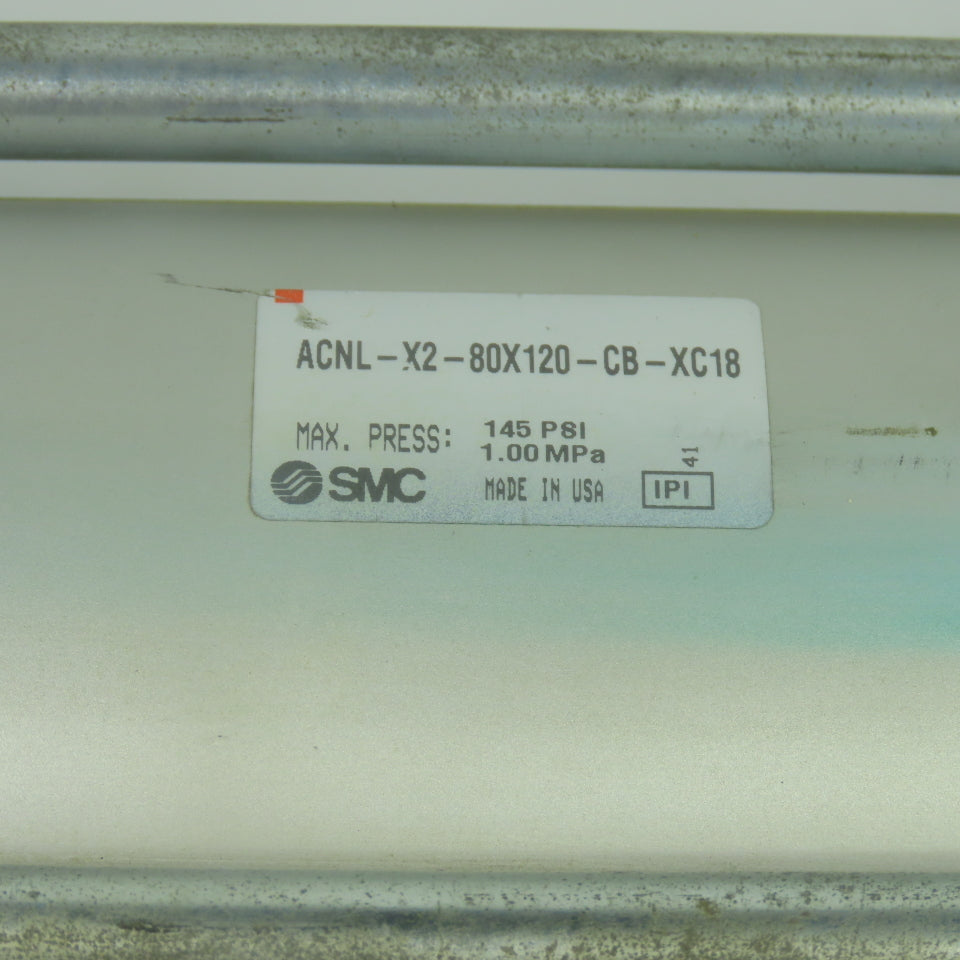 SMC ACNL-X2-80X120-CB-XC18 Double Acting Pneumatic Cylinder 120mmStroke 80mmBore