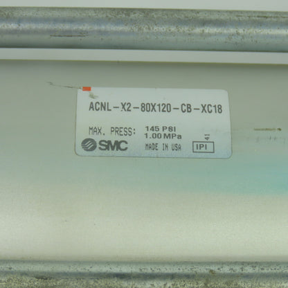 SMC ACNL-X2-80X120-CB-XC18 Double Acting Pneumatic Cylinder 120mmStroke 80mmBore