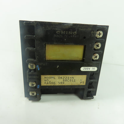Chino DK221-N Digital Indicating Controller 200V 1A