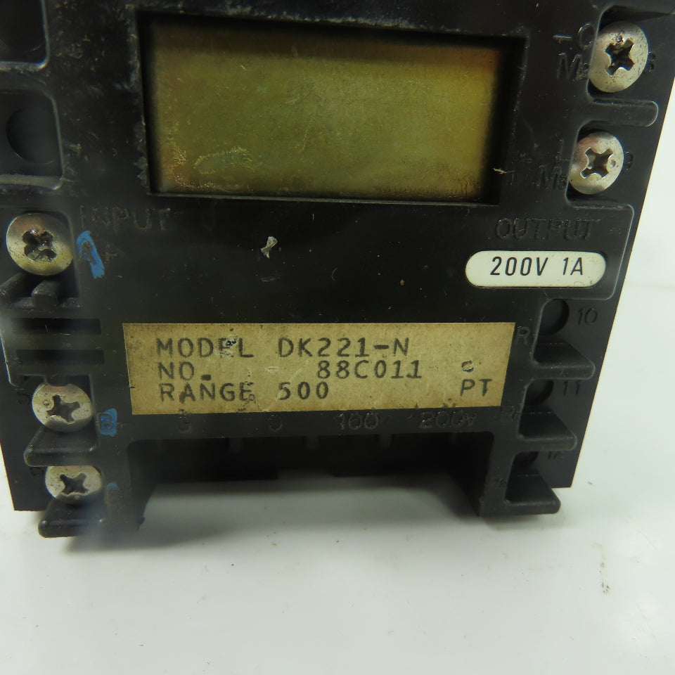 Chino DK221-N Digital Indicating Controller 200V 1A