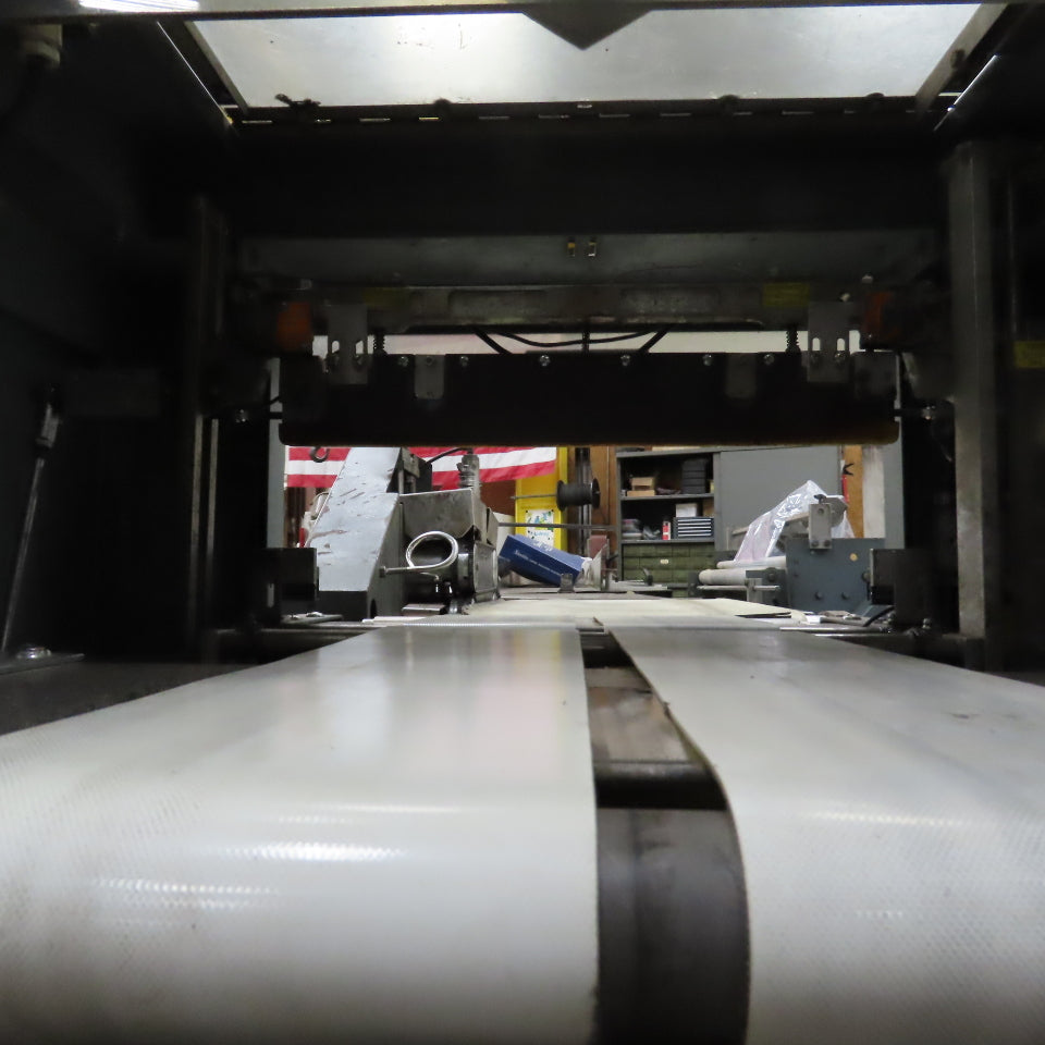 Shanklin F-5A High Speed Flow Thru Side Sealer Shrink Wrapper 230V 1PH Tested