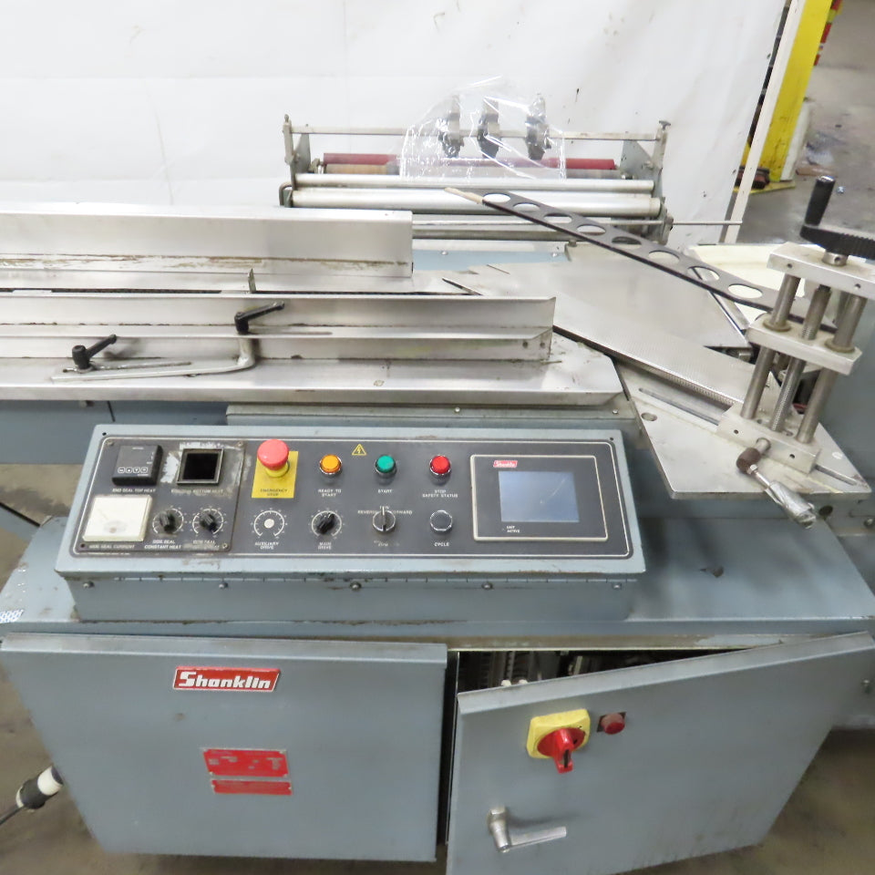 Shanklin F-5A High Speed Flow Thru Side Sealer Shrink Wrapper 230V 1PH Tested