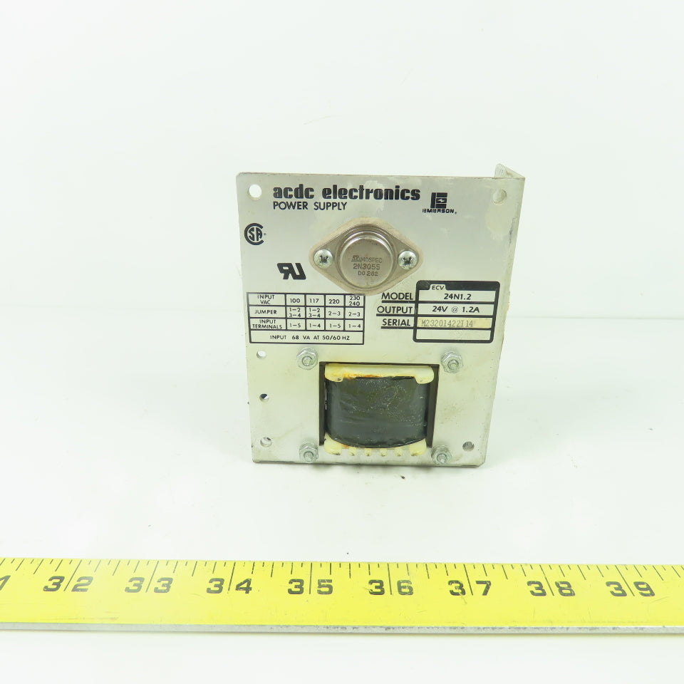 ACDC Electronics 24N1.2 Power Supply 24V 1.2A Output 100-240V Input