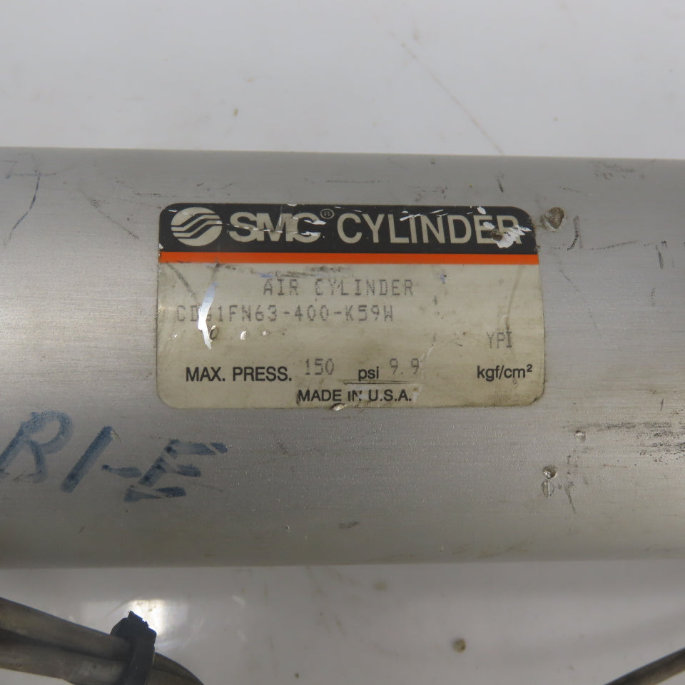 SMC CDG1FN63-400-K59W Double Act. Pneumatic Cylinder 400mm Stroke 63mm Bore