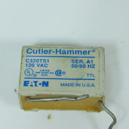 Cutler -Hammer C320TS1 Transient Suppressor 120VAC 50/60Hz Ser A1 Lot Of 20