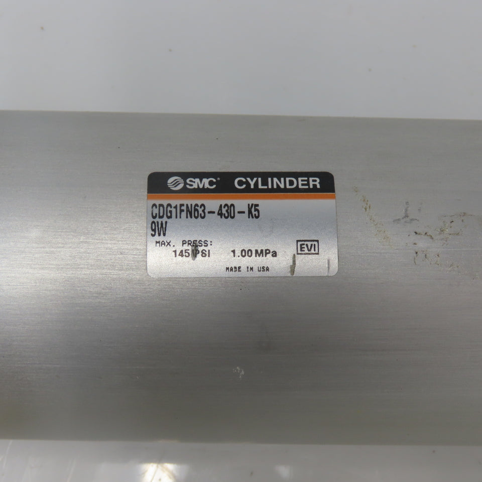 SMC CDG1FN63-430-K59W Double Act. Pneumatic Cylinder 430mm Stroke 63mm Bore