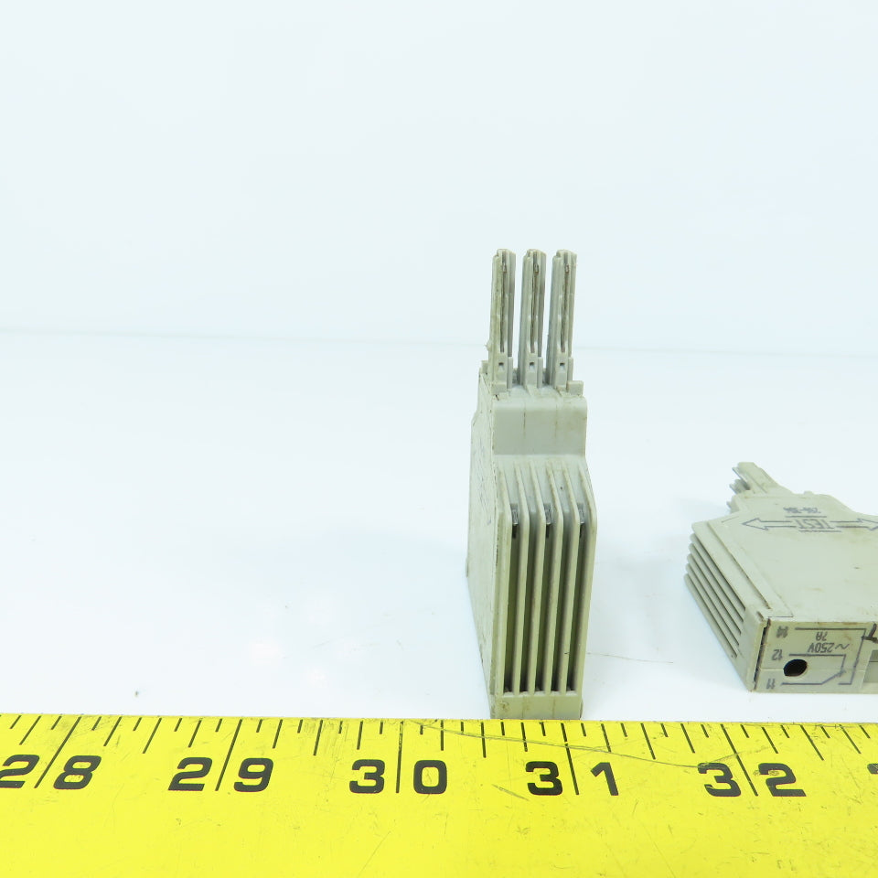 Wago 286/304 Power Relay Module 24VDC 250V 7A Lot Of 5