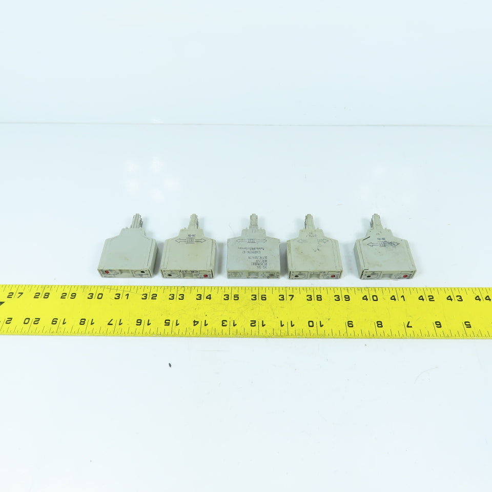 Wago 286/304 Power Relay Module 24VDC 250V 7A Lot Of 5