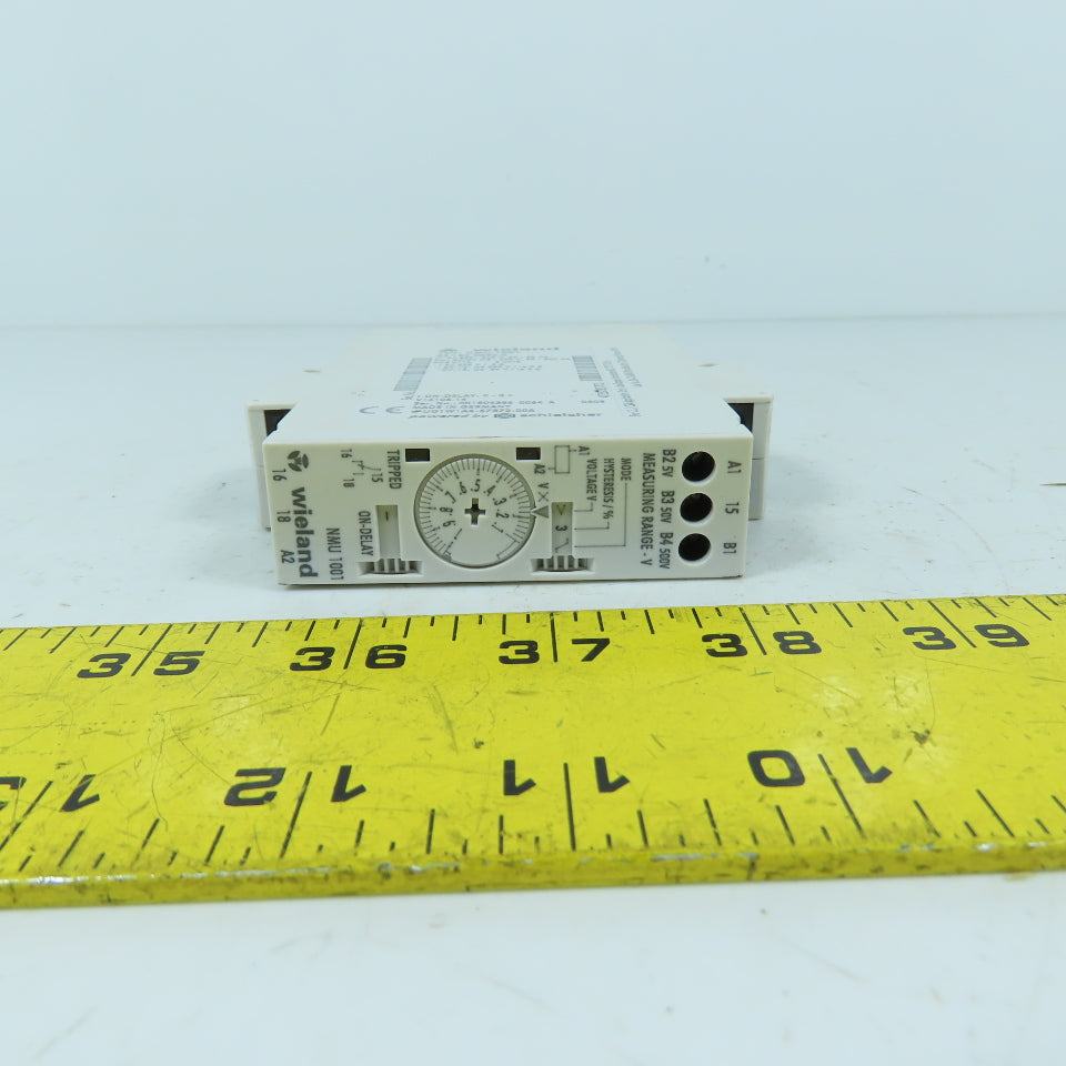 Wieland NMU 1001 R3.185.0440.0 230-240V Time Delay Relay 0-3h On Delay