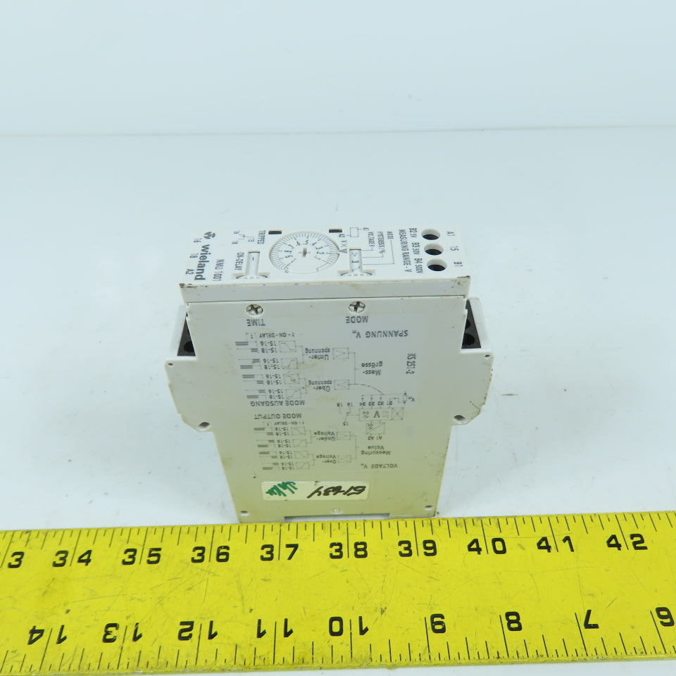 Wieland NMU 1001 R3.185.0440.0 230-240V Time Delay Relay 0-3h On Delay