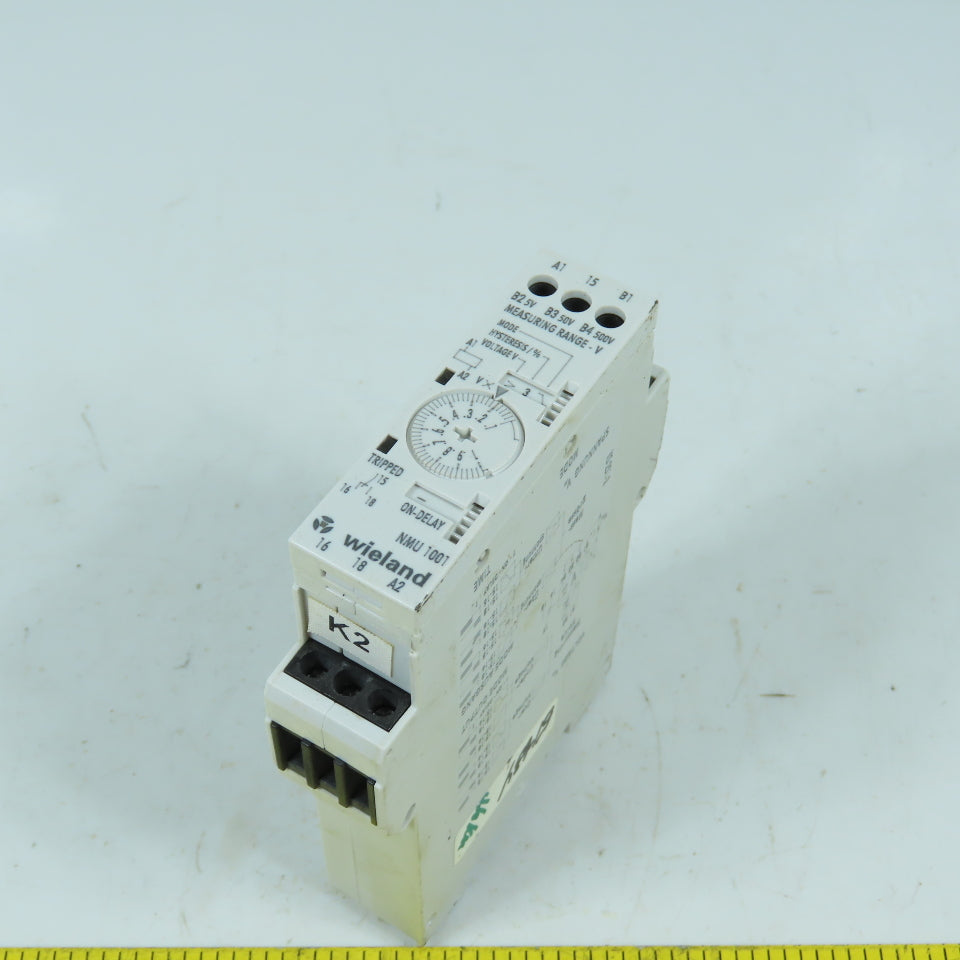 Wieland NMU 1001 R3.185.0440.0 230-240V Time Delay Relay 0-3h On Delay