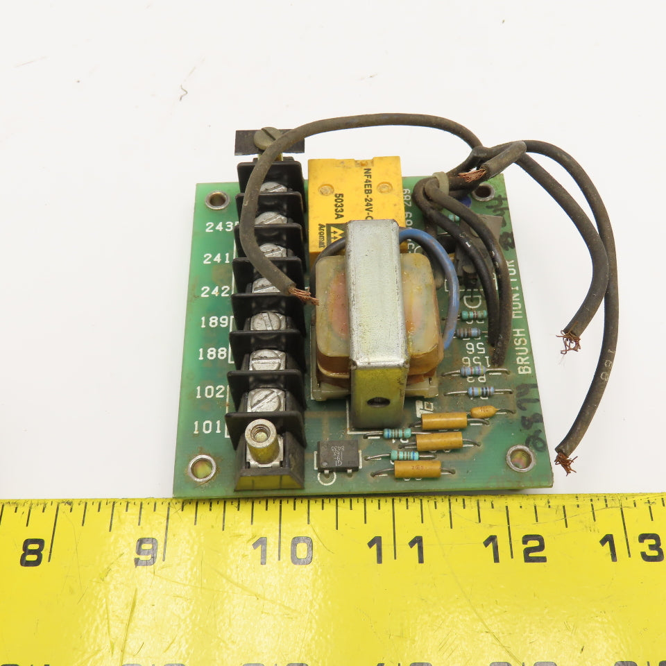 Reliance Electric 608827044A 0-54389-289 Brush Monitor Circuit Board