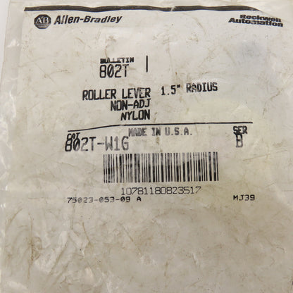 Allen Bradley 802T-W1G Limit Switch Roller Lever 1.5" Radius Non Adj Lot Of 3
