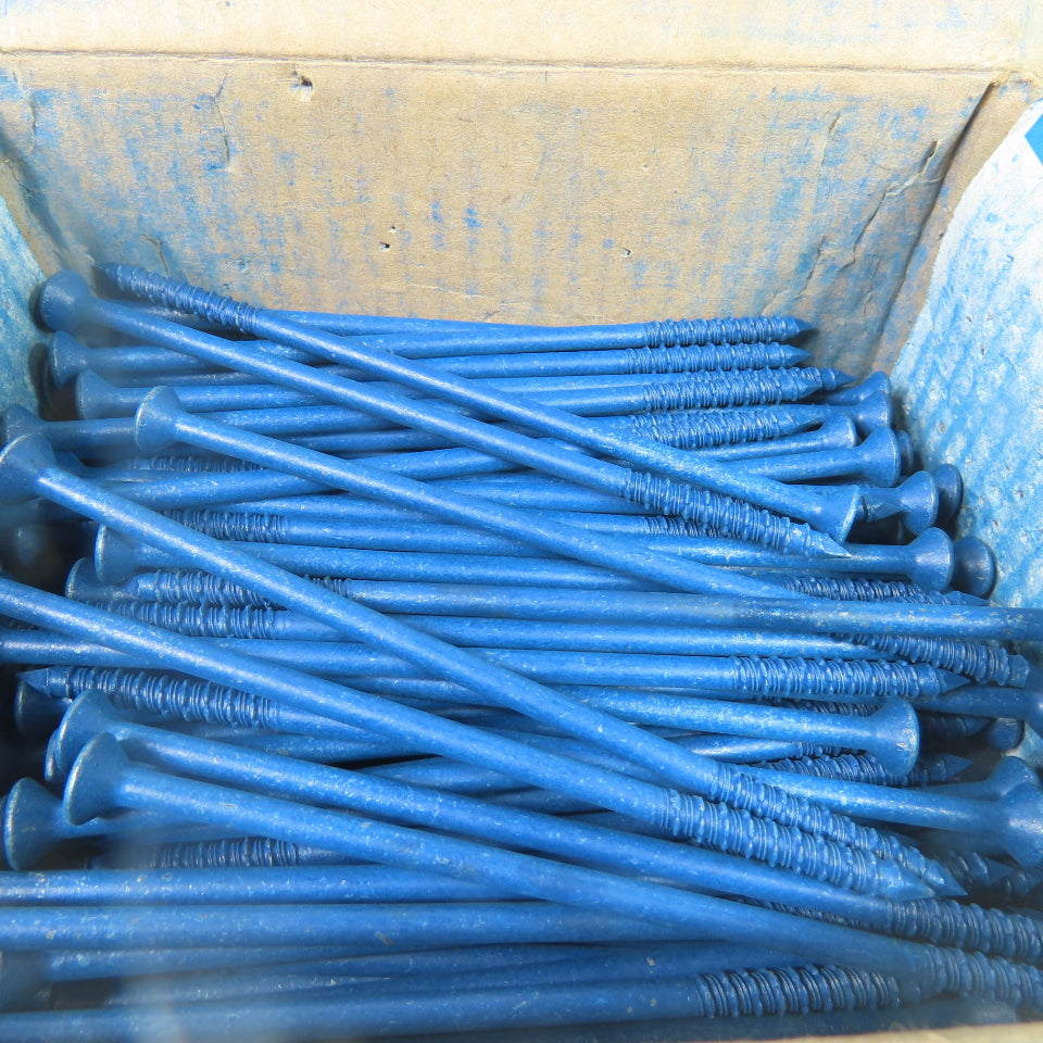 Tapcon 1/4 x 6" Blue Star Flat Head Concrete Screw Anchors Lot Of 85