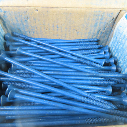Tapcon 1/4 x 6" Blue Star Flat Head Concrete Screw Anchors Lot Of 85