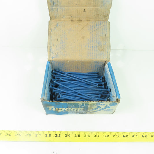 Tapcon 1/4 x 6" Blue Star Flat Head Concrete Screw Anchors Lot Of 85