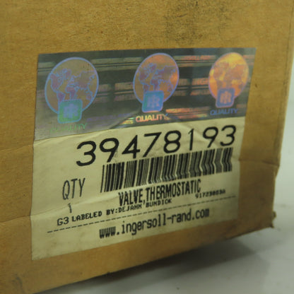 Ingersoll Rand 39478193 Thermostatic Valve Replacement NEW
