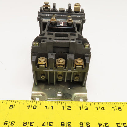 Allen Bradley 520F-AOD Size 0 Contactor Starter 600VAC 5Hp 120V Coil