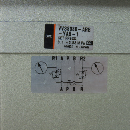 SMC VVS8080-ARB-YAB-1 Pressure Regulator Valve 0.1-0.83MPa