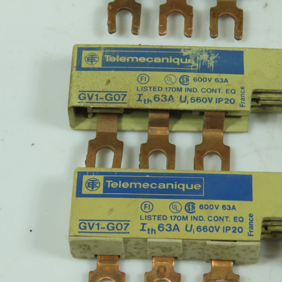 Telemecanique GV1-G07 63A Mini Busbar 660V For 4GV Lot Of 9