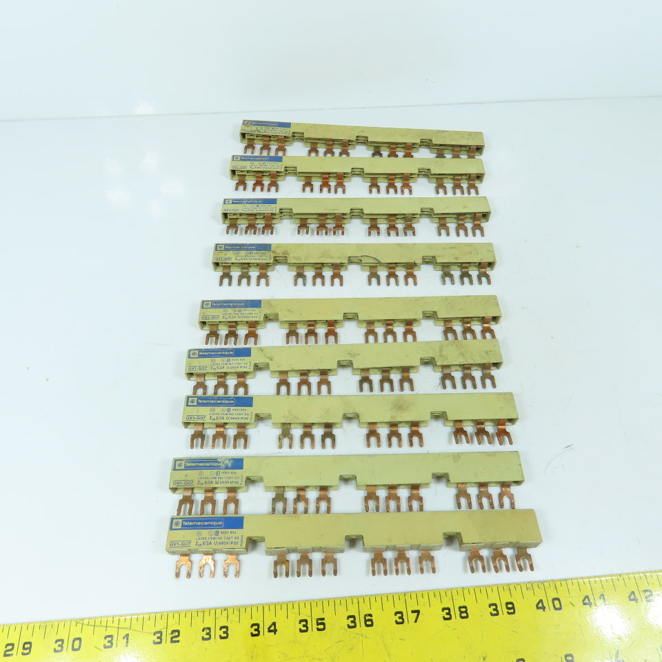 Telemecanique GV1-G07 63A Mini Busbar 660V For 4GV Lot Of 9