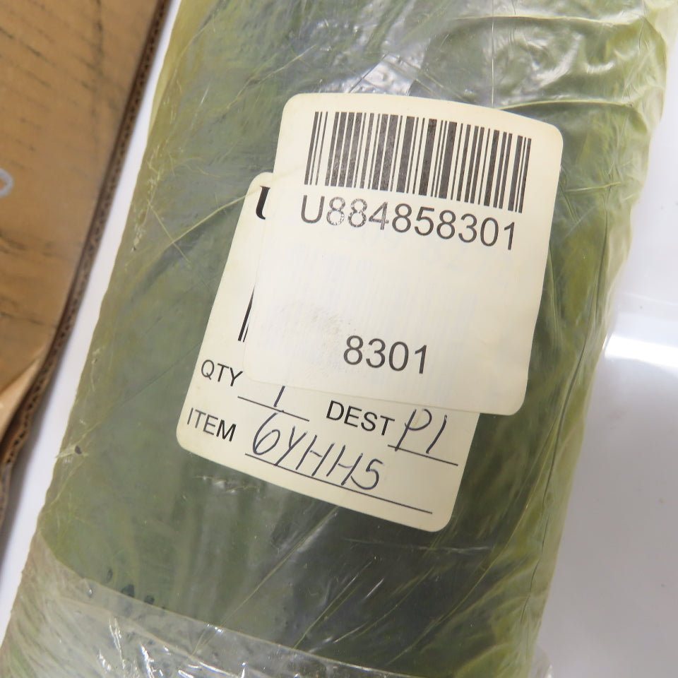 Grainger 6YHH5 Black Fabric Reinforced Rubber Sheet 36" x 5' L x 0.125"Thick NEW