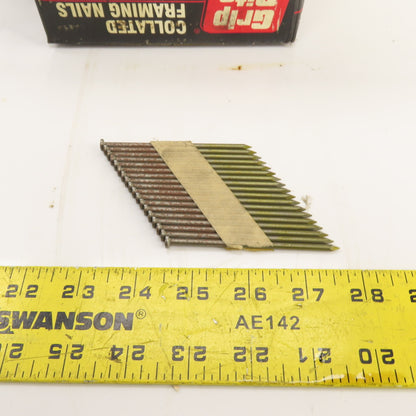 Grip Rite GRSP12DZ 3-1/4" x.131" Collated Framing Nails 30° Clipped Head 3/4 Box